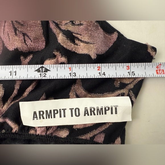 NY & Company Velvet Burnout Sleeveless Tank Top Size XS Whimsigoth  Fairy Y2K - Picture 8 of 9